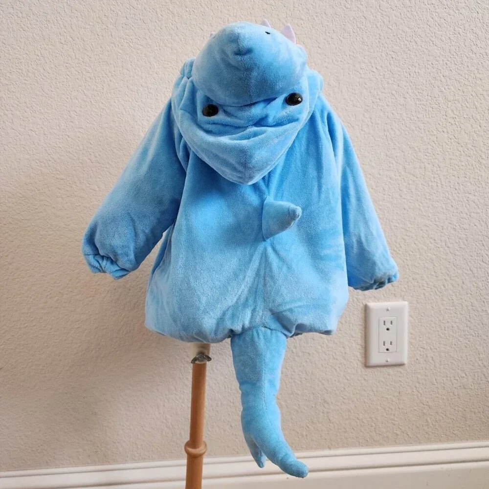 Baby Shark Blue Ocean Animal Pullover Hooded Costume Dress Up Infant 6-12M